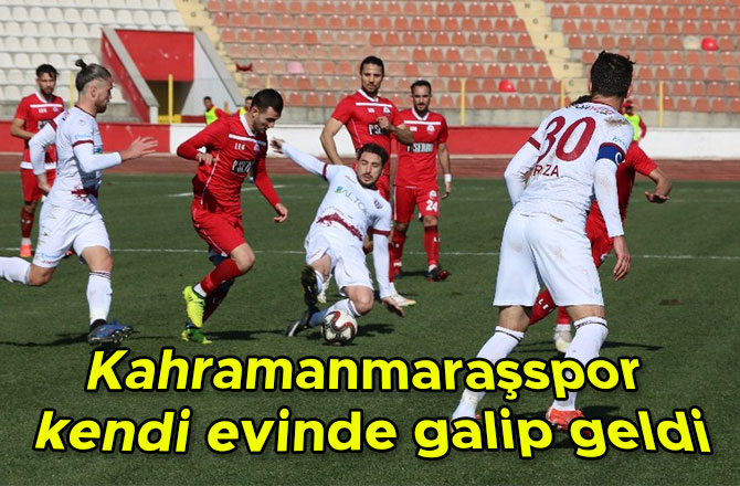 Kahramanmaraşspor kendi evinde galip geldi