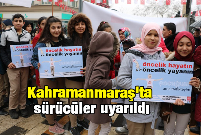 Kahramanmaraş'ta sürücüler uyarıldı