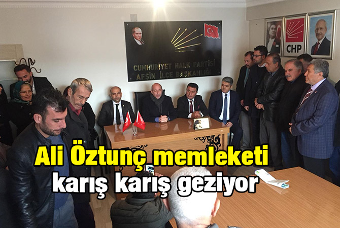 Ali Öztunç memleketini karış karış geziyor