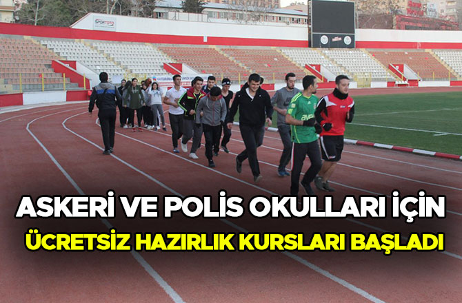 Askeri ve Polis Okulları İçin Ücretsiz Hazırlık Kursları Başladı