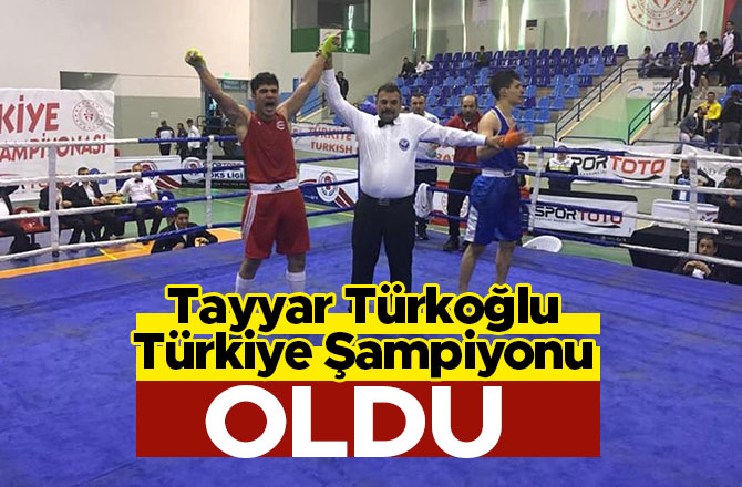 Tayyar Türkoğlu Türkiye Şampiyonu oldu