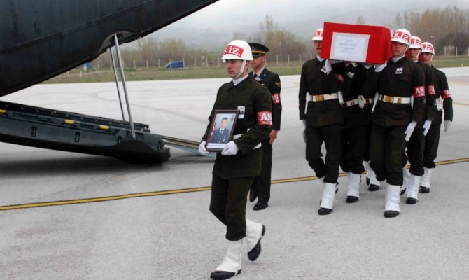 Şehidin cenazesi Tokat’a getirildi