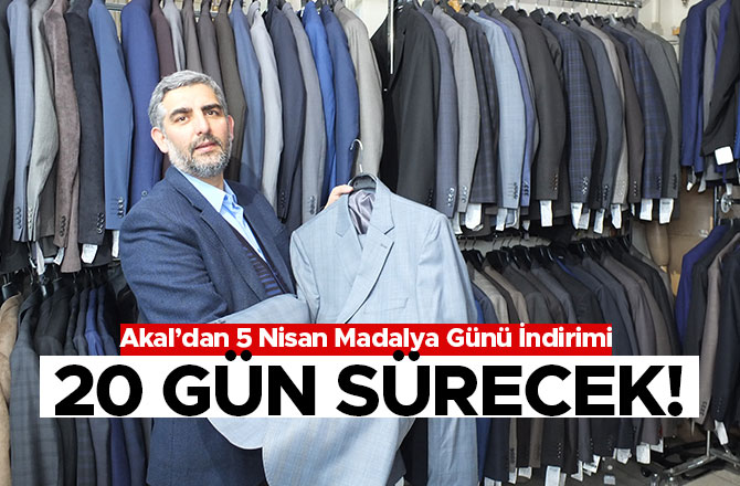 Akal’dan 5 Nisan Madalya Günü İndirimi