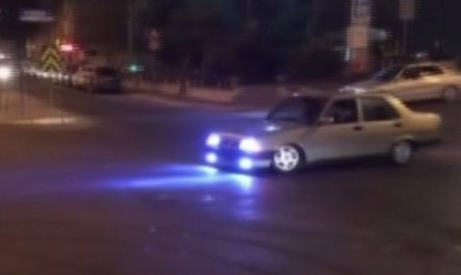 İstanbul’da asker konvoyunda “drift” terörü kamerada