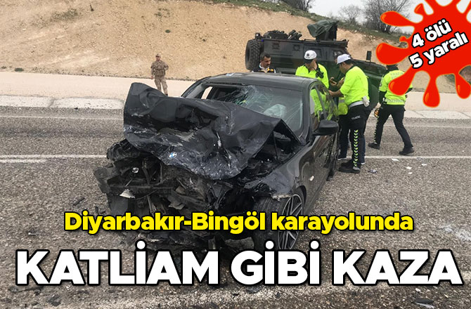 Katliam gibi kaza: 4 ölü, 5 yaralı