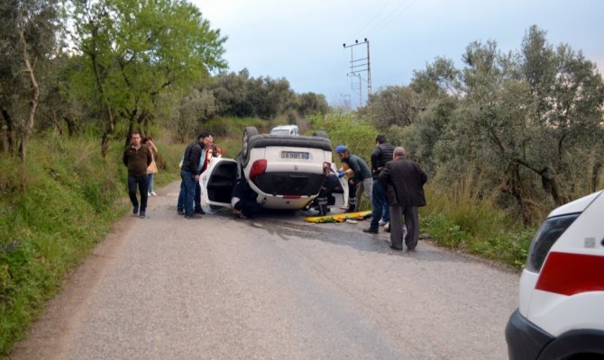 Takla atan araçta can pazarı