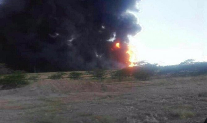 İran’da petrol borusu patladı