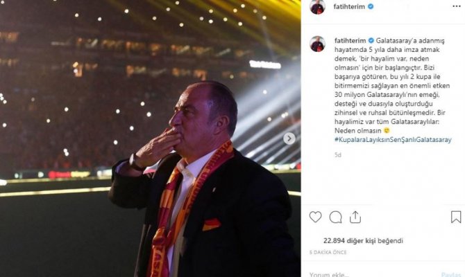 Bir hayalimiz var tüm Galatasaraylılar: Neden olmasın