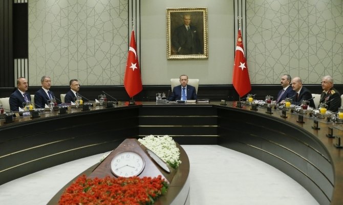 MGK Cumhurbaşkanı Erdoğan başkanlığında toplandı