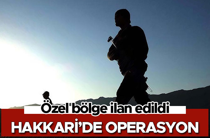 Hakkari’de 5 bölge ‘özel güvenlik bölgesi’ ilan edildi