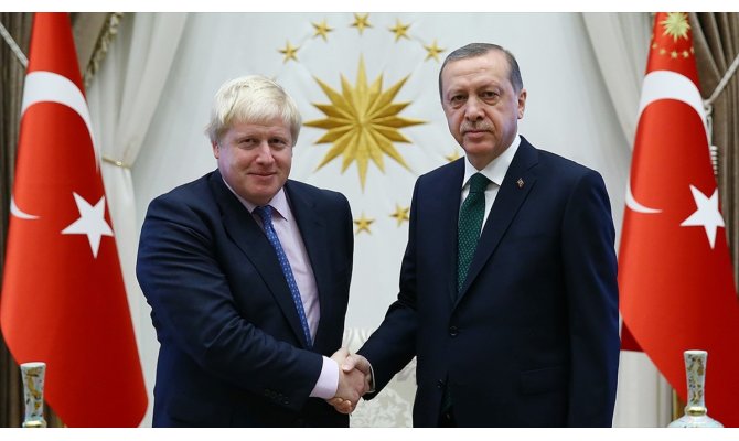 Cumhurbaşkanı Erdoğan'dan Boris Johnson'a tebrik telefonu