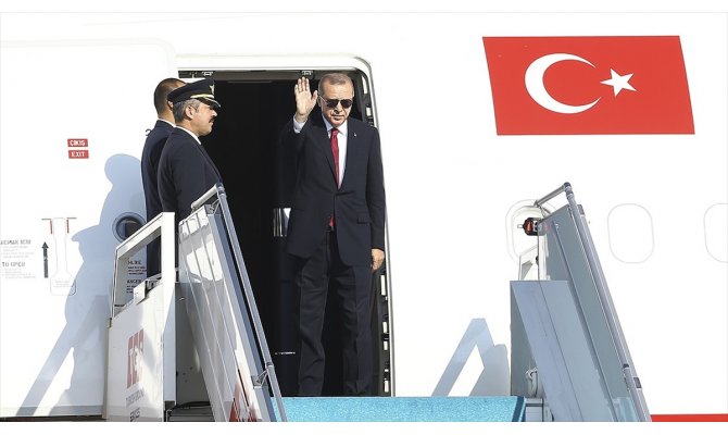 Cumhurbaşkanı Erdoğan Rusya'ya gitti