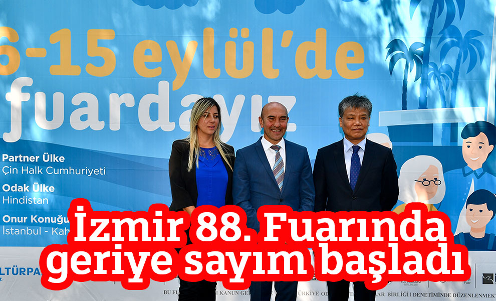 İzmir Fuarında geriye sayım başladı 