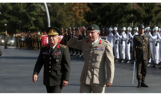 Orgeneral Güler, İngiltere Genelkurmay Başkanı ile görüştü