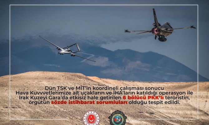 PKK’nın sözde istihbarat sorumluları etkisiz hale getirildi