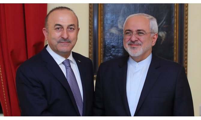 Dışişleri Bakanı Çavuşoğlu İran Dışişleri Bakanı Zarif'le görüştü