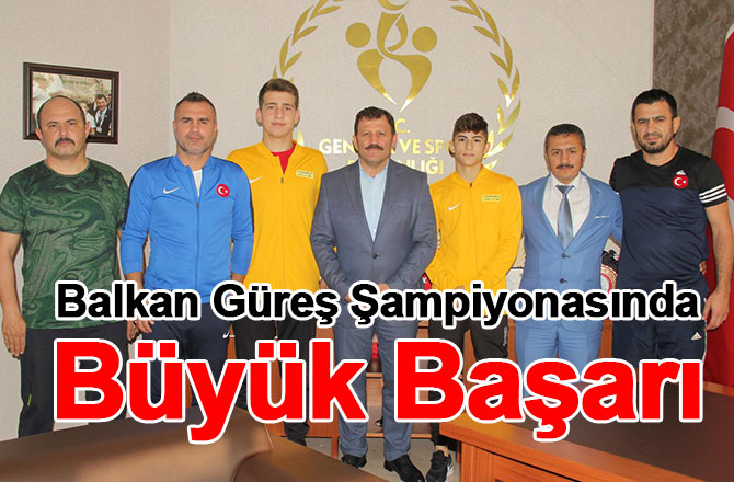 Balkan Güreş Şampiyonasında Büyük Başarı