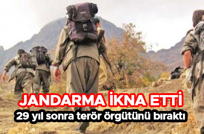 29 yıl sonra terör örgütünü bıraktı