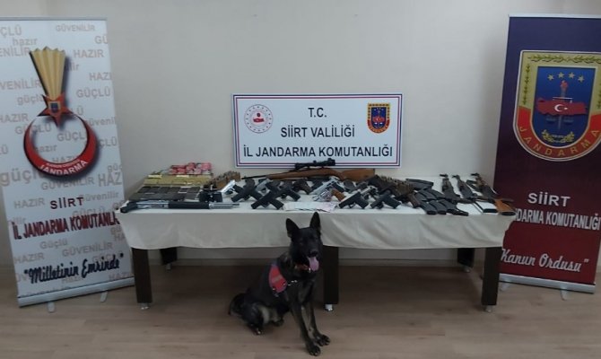 Siirt merkezli 5 ilde silah kaçakçılarına operasyon: 28 gözaltı