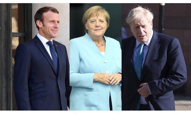 Macron, Merkel ve Johnson Cumhurbaşkanı Erdoğan ile görüşecek