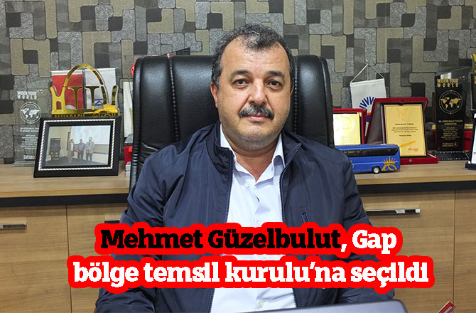 Mehmet Güzelbulut, Gap bölge temsil kurulu’na seçildi