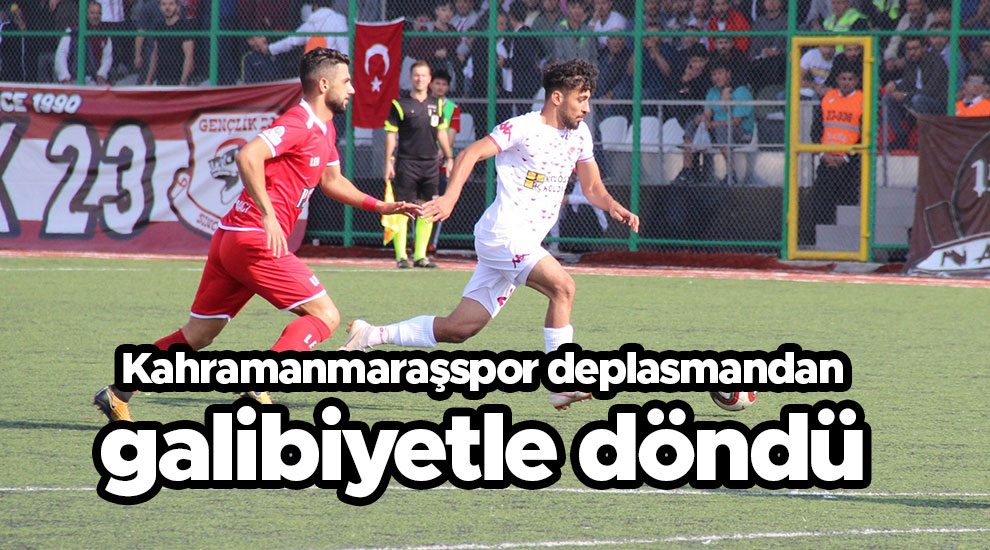 Kahramanmaraşspor deplasmandan galibiyetle döndü