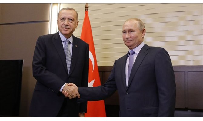 Erdoğan-Putin görüşmesi başladı