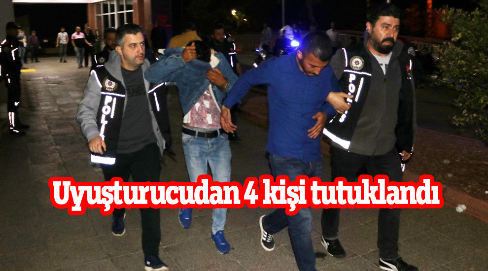 Kahramanmaraş’ta uyuşturucudan 4 kişi tutuklandı