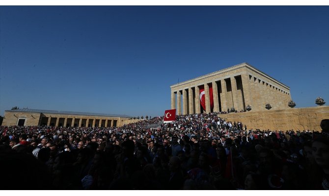 Anıtkabir'de Cumhuriyet coşkusu