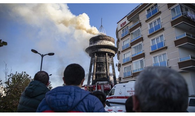 Başkentte gök bilim merkezinde yangın