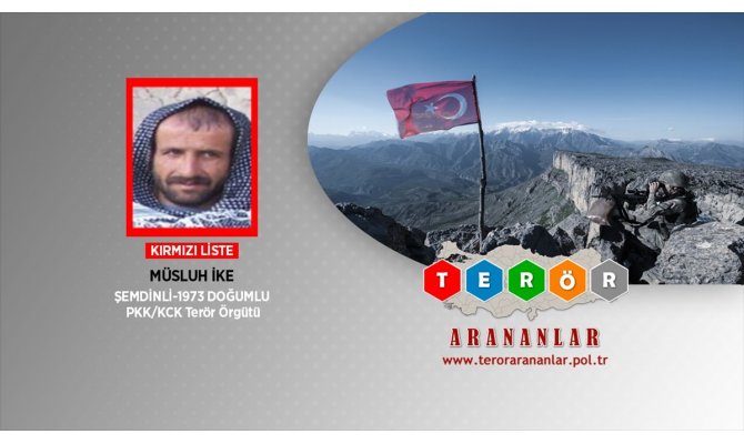 PKK'nın sözde alan sorumlusu etkisiz hale getirildi