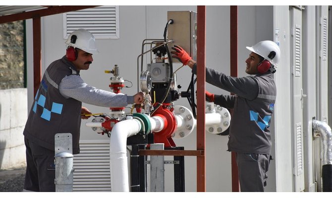 Hakkari'de doğal gaz heyecanı