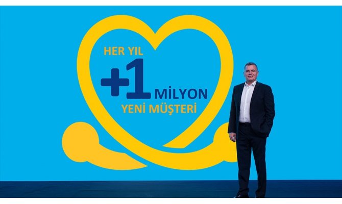 Turkcell her yıl 1 milyon yeni müşteri kazanacak