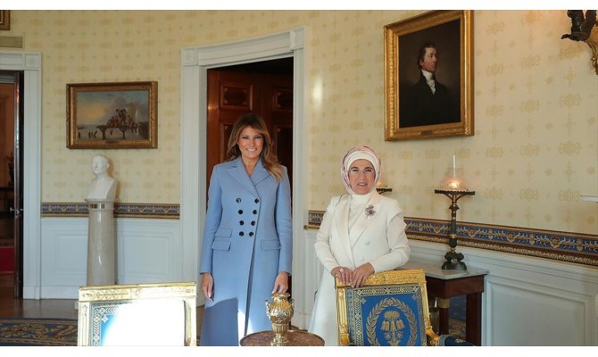 Emine Erdoğan'dan ev sahipliği için Melania Trump'a teşekkür