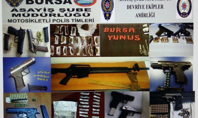 Bursa’da yunus timleri affetmedi: 192 şüpheli yakalandı