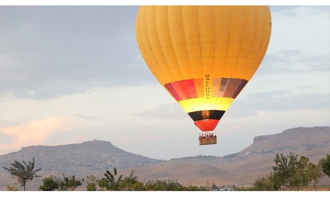 Mardin semalarında balon turu keyfi