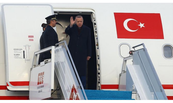 Cumhurbaşkanı Erdoğan Katar'a gitti