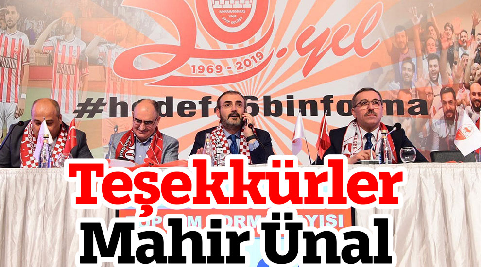 Teşekkürler Mahir Ünal