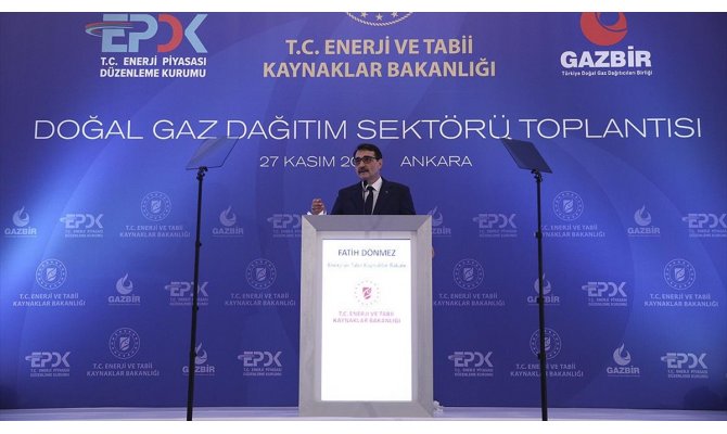 Bakan Dönmez: Yıl sonunda 40 yerleşim yerine doğal gaz arzını tamamlamış olacağız