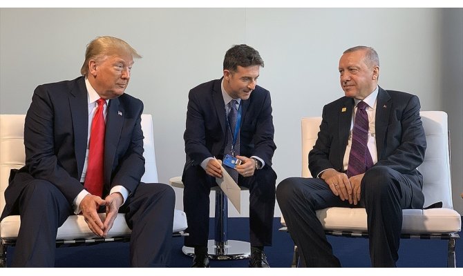 Cumhurbaşkanı Erdoğan ile ABD Başkanı Trump bir araya geldi