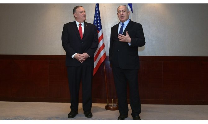 Pompeo ve Netanyahu 'İran'ın bölgedeki zararlı etkisi'ni görüştü