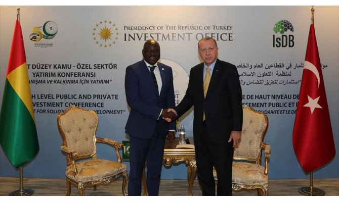 Cumhurbaşkanı Erdoğan, Gine-Bissau Başbakanı Gomes'i kabul etti