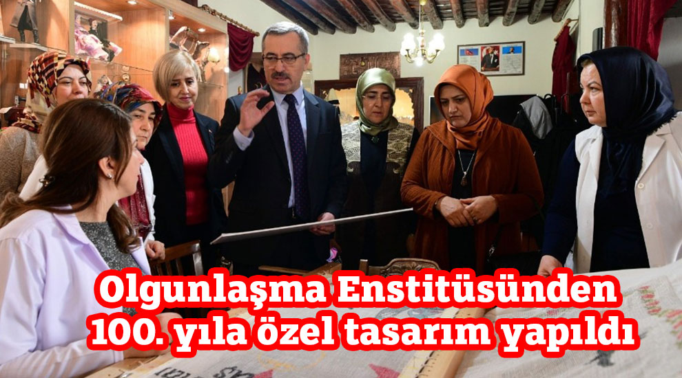 Olgunlaşma Enstitüsünden 100. yıla özel tasarım