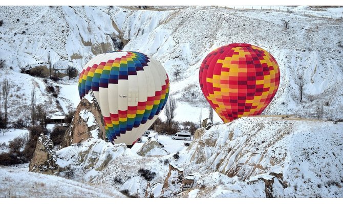 Kapadokya'da sıcak hava balonları 2 gündür uçamıyor