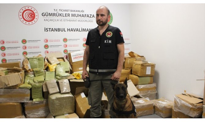 İstanbul Havalimanı kargo terminalinde 1 ton 745 kilogram uyuşturucu ele geçirildi