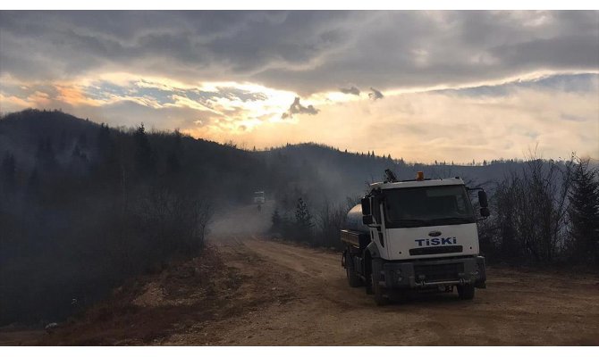 Trabzon'daki örtü yangınlarından 30'u söndürüldü