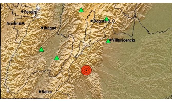 Kolombiya'da 6,2 büyüklüğünde deprem oldu