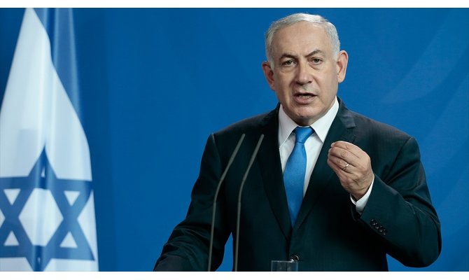 Netanyahu roket sirenleri nedeniyle mitingine ara verdi