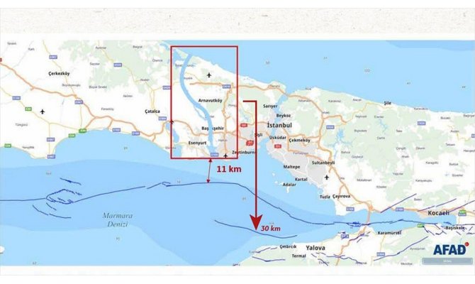 AFAD: Kanal İstanbul ve deprem ilişkisine atfedilen deprem tehlike ve riskleri doğru değildir