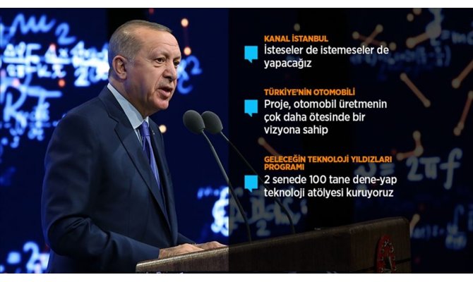 Cumhurbaşkanı Erdoğan: Türkiye'nin otomobili için siparişleri almaya başladık